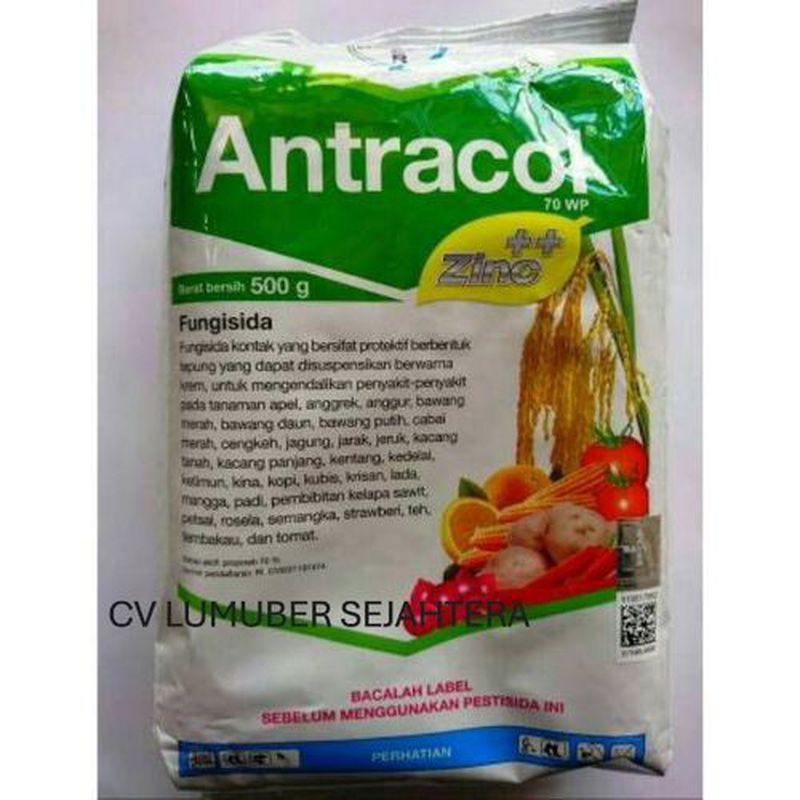 Fungisida Antracol 70 WP kemasan 500 gram