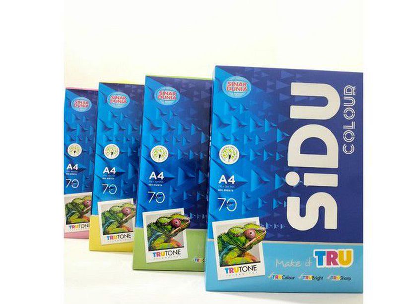 Kertas A4 70 gr (warna biru)