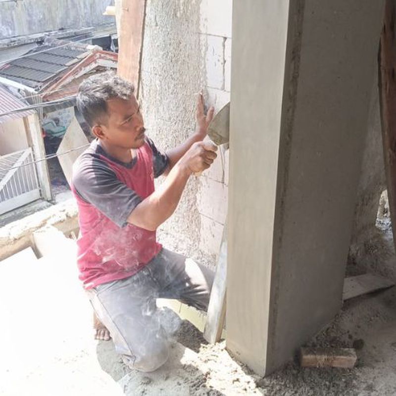 Pemeliharaan Pustu Gejawan Berupa Pekerjaan Sponengan Dinding Pagar ...