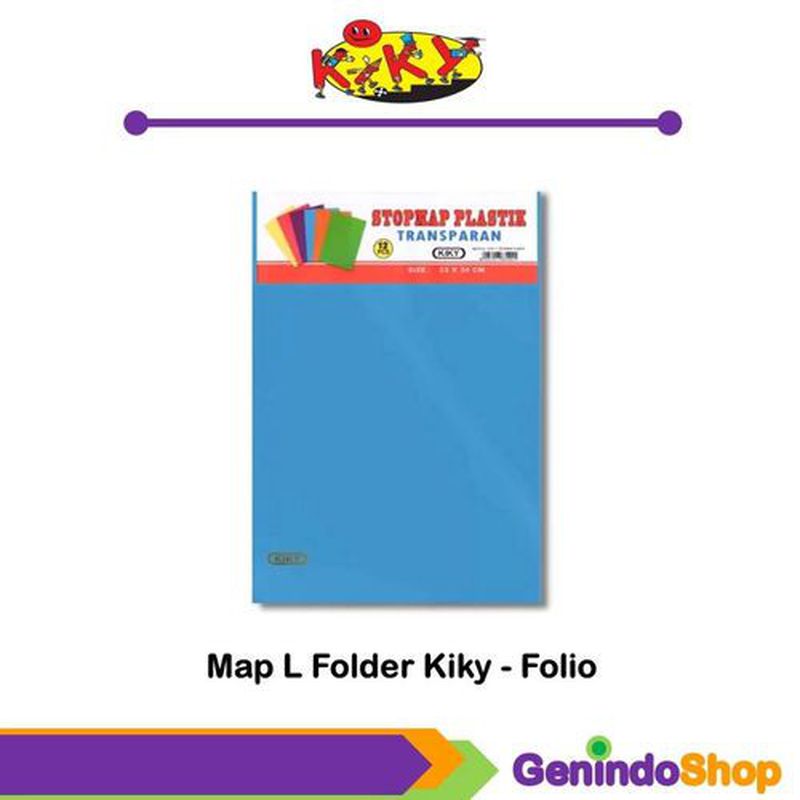 Stop Map Plastik F4 / Map L Folder Folio - Merah
