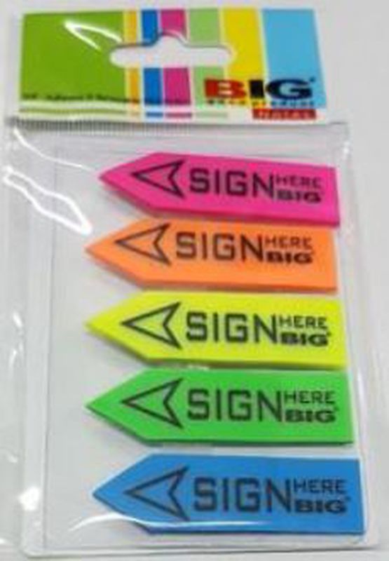 BIG Post-it Sign Here