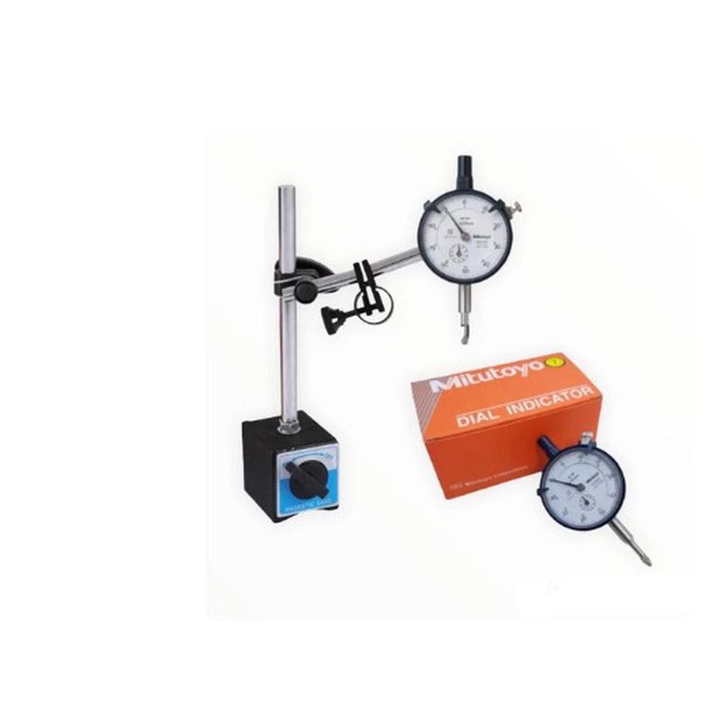 Dial indicator + magnetic stand Mitutoyo