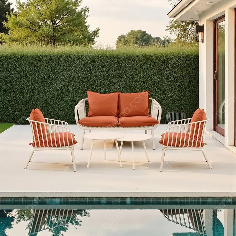 INFORMA FESTAR LOUNGE CHAIR + TABLE RED