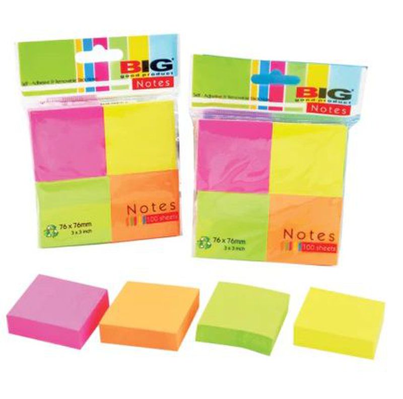 BIG STICKY NOTE TUM 4W PLASTIK 76X76
