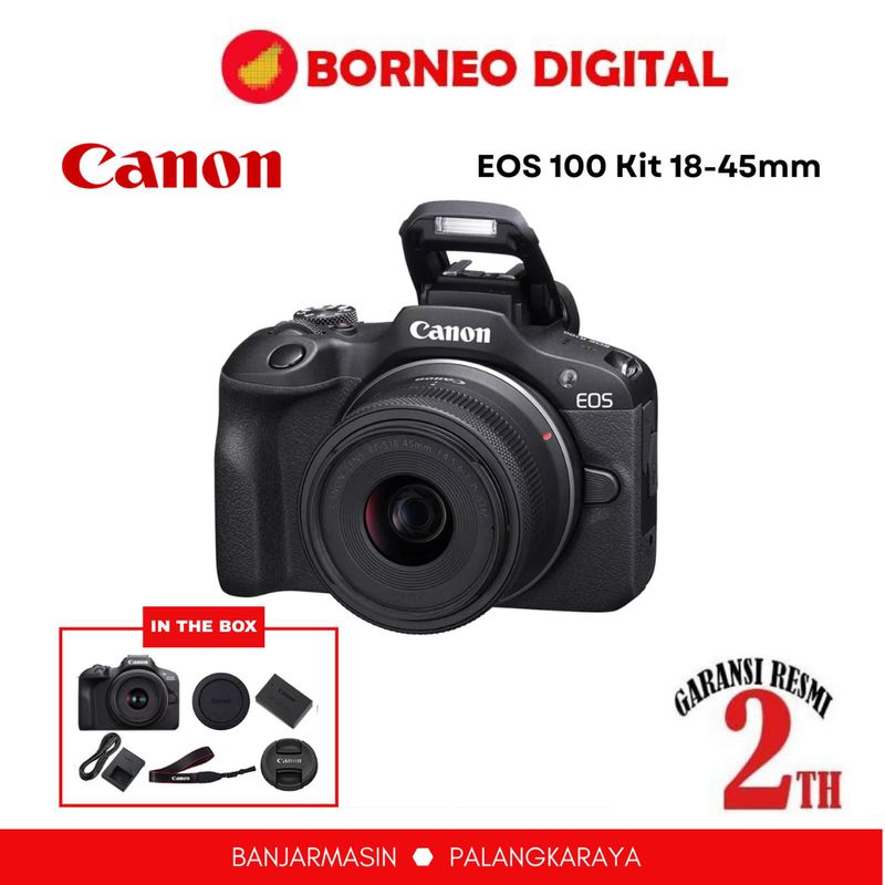 Canon EOS R100 Kit RF-S 18-45MM IS STM Mirorless Full Frame