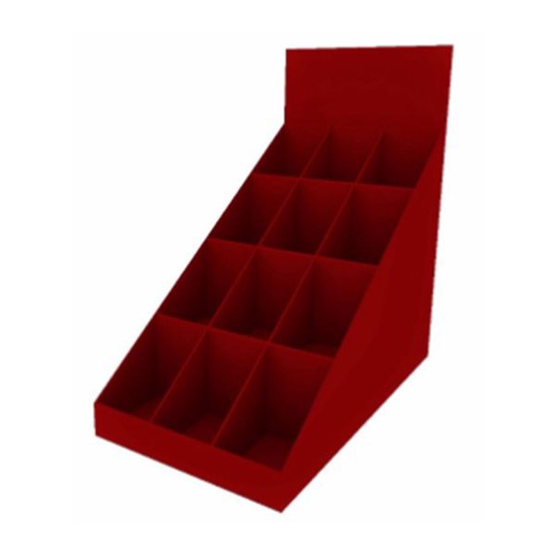 UK Rak Display Acrylic - 30 x 54 cm - Merah - Inden 10 Hari