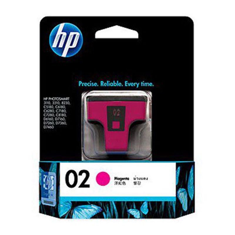 HP Original Ink Cartridge 02 AP - C8772WA - Magenta