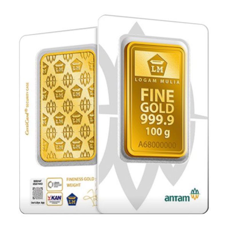 Antam Emas Batangan 99 99 100 gram