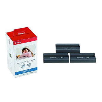 Canon Colour Ink and Photo Paper Set KP 108IN 4R Warna  
