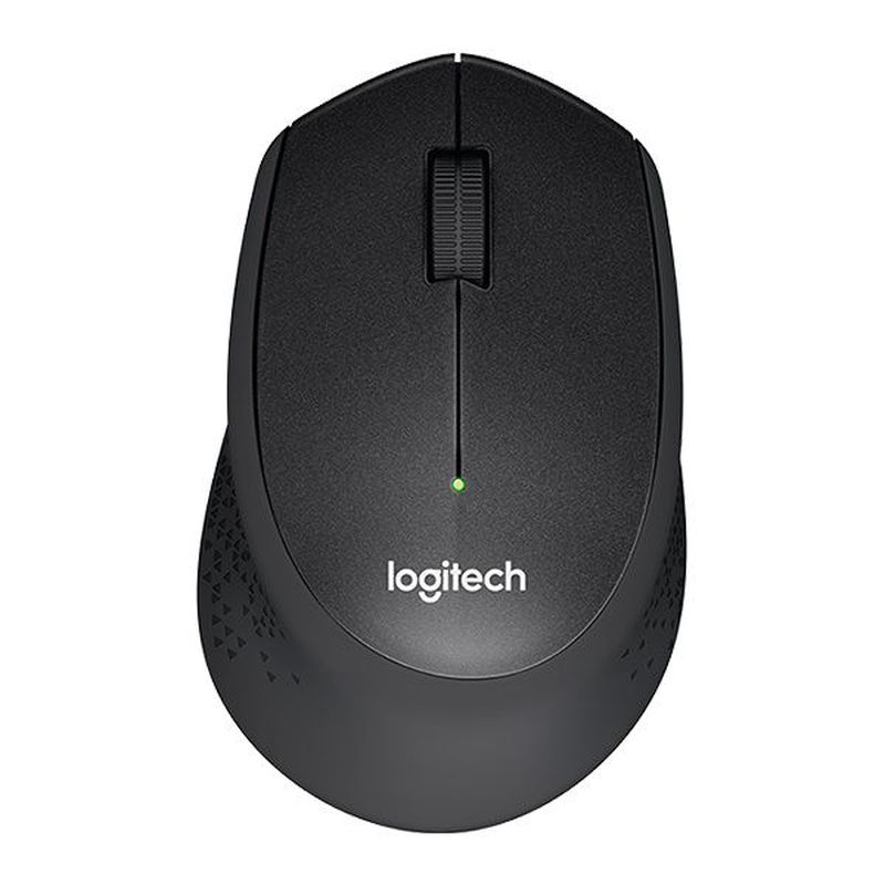 Logitech Wireless Mouse M331 Hitam Hitam