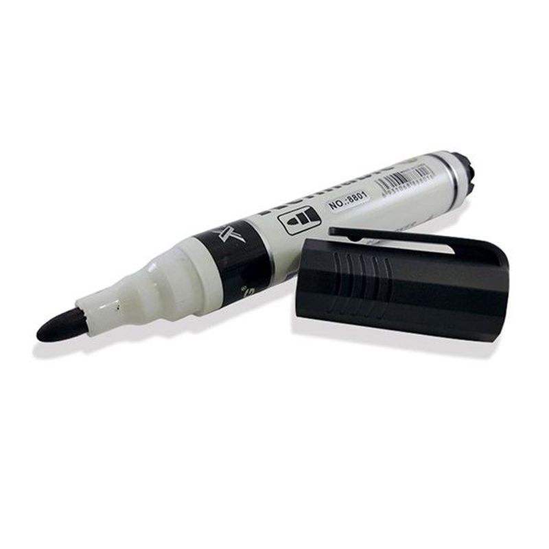 Mr.Boss Bullet Tip Spidol Marker Whiteboard XSG 8801 1.5 mm Hitam