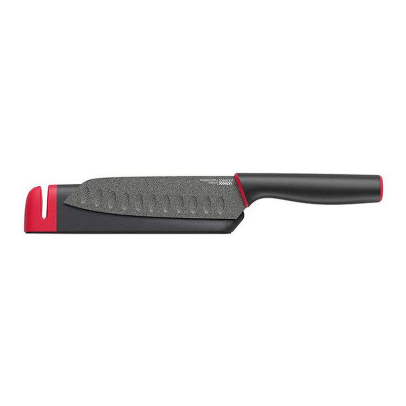 Joseph Joseph Slice & Sharpen Santoku Knife with Sharpening Protective