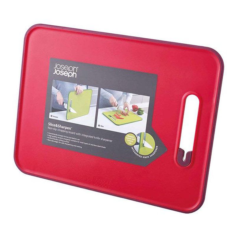 Joseph Joseph Slice & Sharpen Cutting Board with Integrated Knife